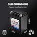 UPLUS ATV Battery YTX14AH-BS, EB14A-4 Scooter Snowmobile UTV Motorcycle Battery Maintenance Free - Sealed AGM Powersports Batteries Compatible with Yamaha Honda Suzuki Kawasaki Polaris