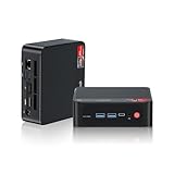 Beelink Mini PC, AMD Ryzen 5 5500U(6C/12T, Up to 4.0GHz), 16GB DDR4 RAM 500GB NVMe SSD, SER5 Mini Computer Support 4K@60Hz Triple Display/WiFi6/BT5.2/DP+HDMI/USB3.2/Type-C
