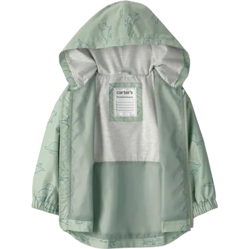 Image of Carter's Toddler & Little Girls' Midweight Fleece Lined Hooded Raincoat Rain Jacket