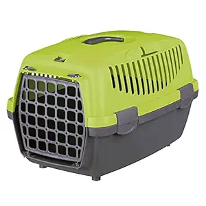 Trixie Capri I Hard Shell Pet Carrier, Dark Green/Pastel Green