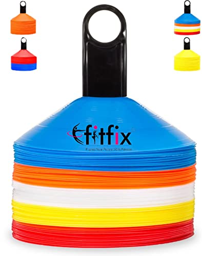 Image of Fitfix Disc Cones Set |Space Marker| - Soccer Cones for Training, Football, Kids, Sports, Field Cone MarkersPro Disc Cones Set |Space Marker| - Footbal Field Cone Marker
