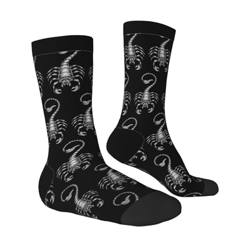 Cute Scorpion Socks For Men Women Outdoor Sports Running Hiking Wicking Crew Socks3