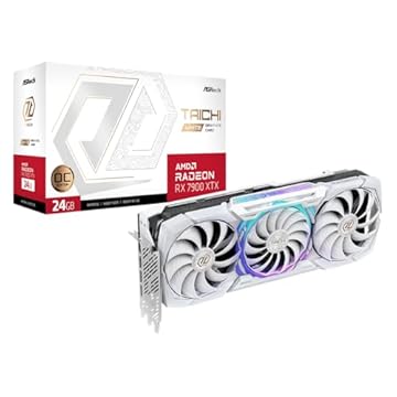 Placa de Vídeo ASRock Radeon RX 7900 XTX Taichi OC, 24GB, GDDR6, 384-Bit, ARGB, Branco