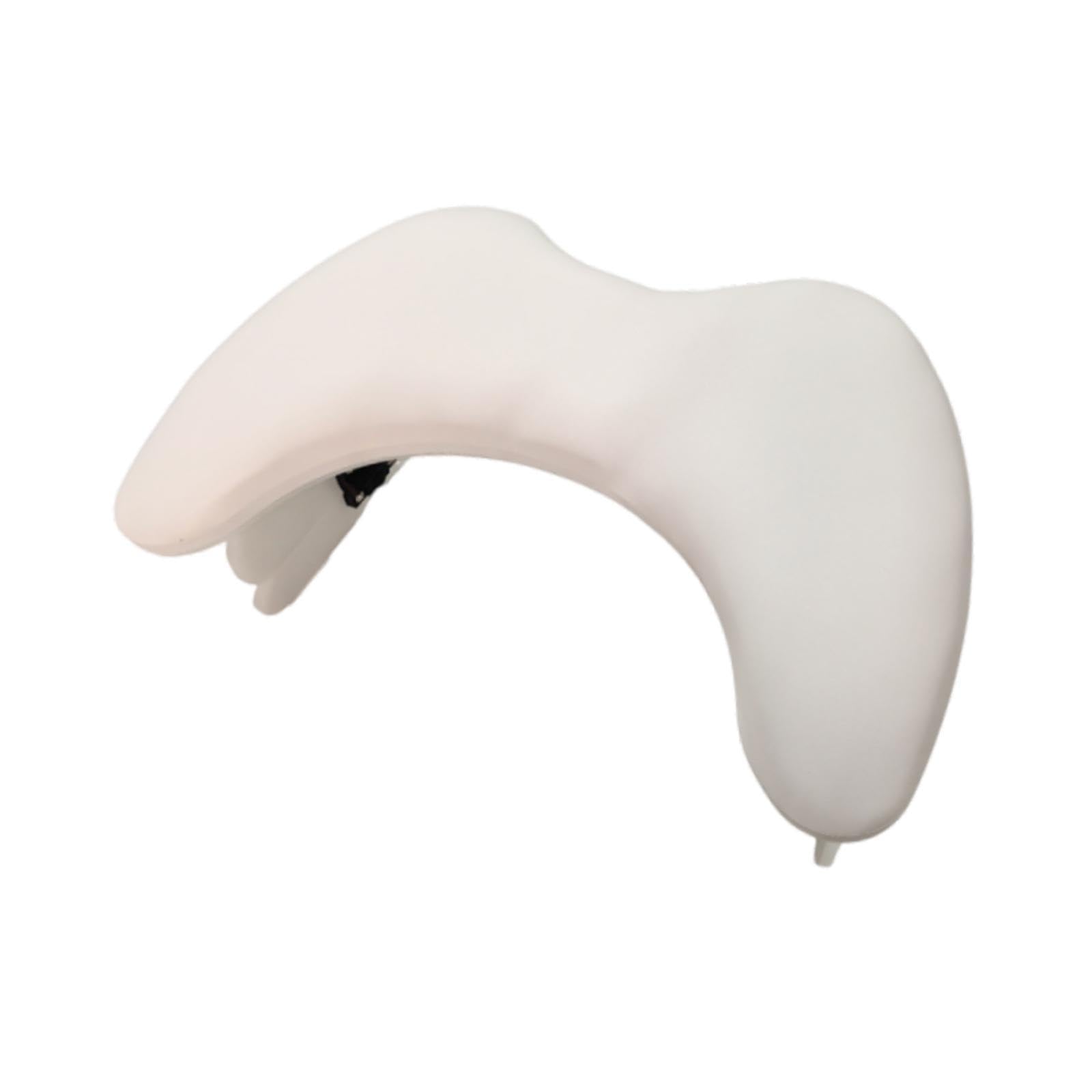 Cuscino per Manicure Poggiapolso Poggiabraccio Unghie Cuscino Manicure Pieghevole Altezza Regolabile PU Comodo per Trattamento Lungo Adatto a Salone S, Bianco Senza Parentesi