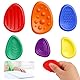 6 Stück Fidget Toys Sensory Stones, Beruhigendes Anti Stress Sensorik Spielzeug, Emotional Beruhigendes Spielzeug, zur Konzentrationsförderung Bei, Sensorik für Stressabbau für Erwachsene