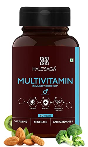 Halesaga Multivitamin for Men Bodybuilding with Vitamin C, D3 & Zinc | Immunity Booster for Adults | Biotin for Hair Growth | Health Supplements for Men with 45 Vitamins & Minerals – 60 Multivitamin Men Tablets Halesaga Multivitamin for Men Bodybuilding with Vitamin C, D3 & Zinc | Immunity Booster for Adults | Biotin for Hair Growth | Health Supplements for Men with 45 Vitamins & Minerals – 60 Multivitamin Men Tablets