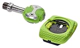 Fabricante Speed Play SpeedPlay Zero Titanio Juego de Pedales Incluye Ballena Kable Cleats MAX. 85 kg, 61060 Pedales, Verde, Uni