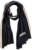 52% Baumwolle 48% Modal BOSS Men\'s Arvin_1 Scarf, Black1, ONESI