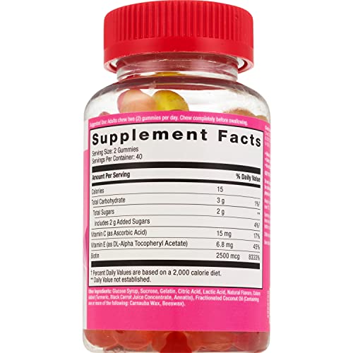 CVS Health Hair, Skin & Nails 2,500mcg Biotin Gummies