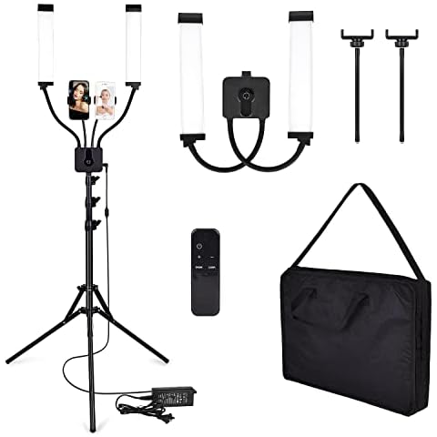 Lash Lamp for Eyelash Extensions, CENOZ 5800LM Esthetician Light for Lash Extensions with Tripod Stand and Phone Holder, Floor Lamp, Lash Light for Makeup, Tattoo, Photography, Selfie, Video Recording Cover