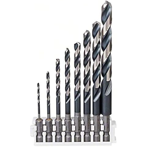 Bosch Professional HSS Impact Control - Set de brocas hexagonales de 8 unidades Cover