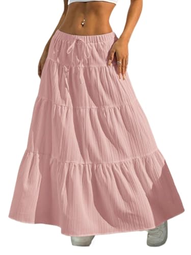 Trend Women's Summer Basic Skirt Pastel Skirt For Summer For Beach