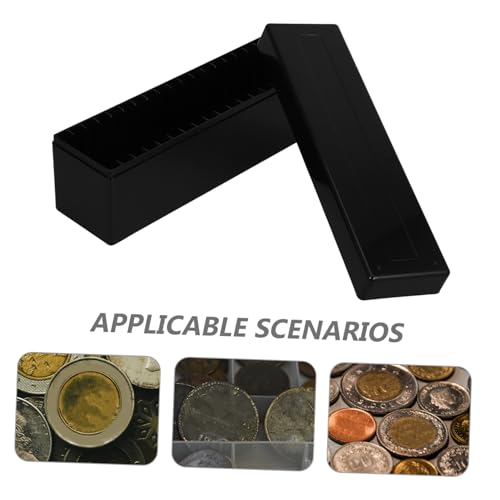 Caja organizadora para colección de monedas con ranuras miniatura 3