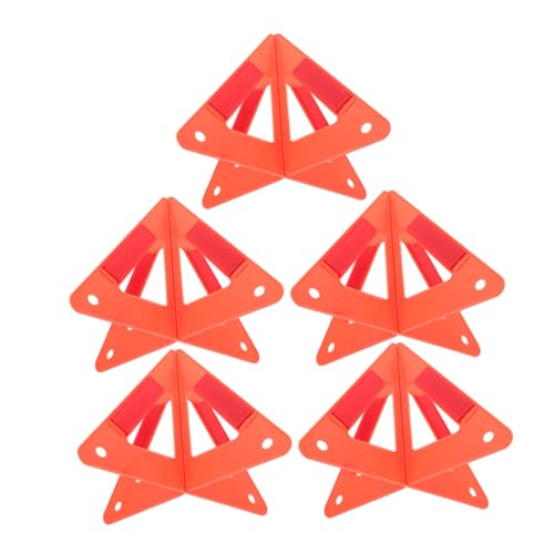 5 Triángulos Reflectores de Seguridad para Emergencia miniatura 1