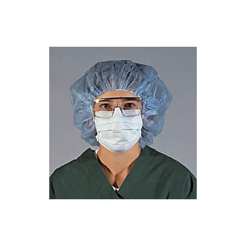 AMD-Medicom AMR 8004-18, SafeBasics Bouffant Cap, White, 24", Pack of 500