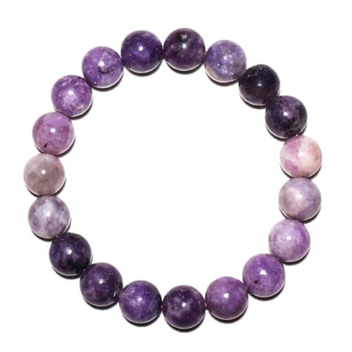 10mm Lepidolite Crystal Bracelet for...