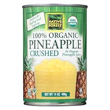 Native Forest Pineapple Organic Crushed, 14-Ounce Pack of 6