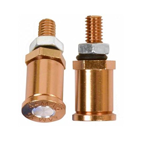 Custom Fasteners 16324 Bronze Metal License Plate Fastener (44-Mag Style)