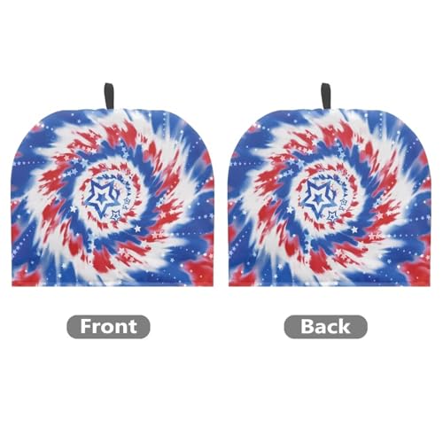 Image of Stars and Stripes Tea Cosy for Teapot Keeping Warm Tea Pot Cozy Red White and Blue Decor Teapot Insulation Cover for Breakfast Warmer Kitchen Decorative
