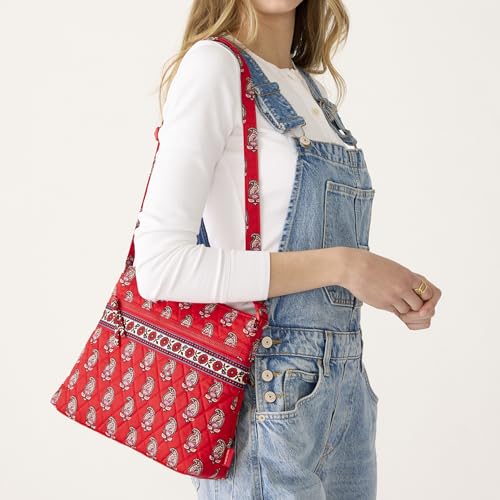 Image of Vera Bradley Women's Premium Cotton Original Zip Hipster Crossbody Bag