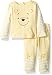 Disney Baby Boys' Winnie The Pooh 2 Piece Top Big Face Set, Pale Banana, 3-6 Months
