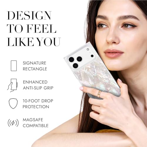 Image of COCOMII Rectangle for iPhone 18 Pro /17 Pro Case, Natural Pearl