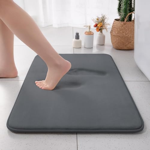Lista de Tapetes para baños. 43 SOYTO Alfombra Antideslizante Tapete para Baño,Tapete de Baño Antiderrapante Memory Foam,Suave, Muy Absorbente,Espuma Viscoelástica Gruesa,Adecuado para Baños, Dormitorios,...