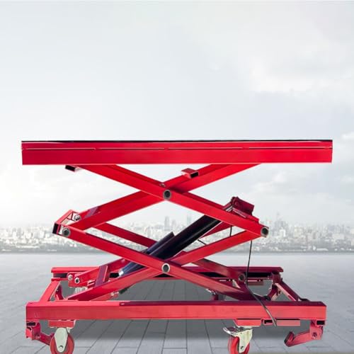 Hydrauliczny stół podnoszący, podnośnik nożycowy, nośność 200 kg, przenośny wózek podnoszący do zastosowań magazynowych i przemysłowych, ergonomiczna konstrukcja