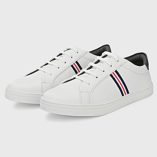 Image of Centrino Walking Shoes for Men | Sneakers for Man Stylish | Casual Lightweight Lace-Up with Cushioned Insole | Breathable Comfortable Canvas Shoes | Anti-Skid Sole | Mens Sneaker Shoes for Daily Use (6311)