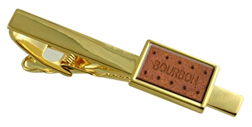 Clip de Corbata Bourbon Tono Oro Grabado el Regalo Perfectos para Hombres