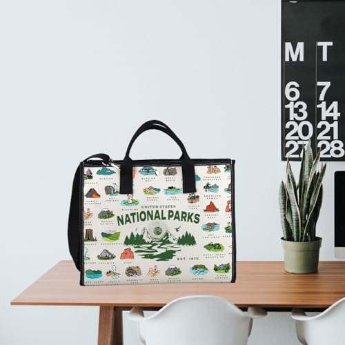 Bolso de hombro para viajeros POFULL National Parks miniatura 7