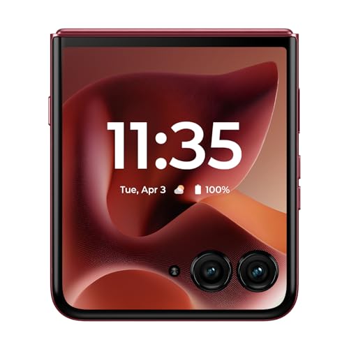 Image of Motorola Razr Ultra 2025 | Unlocked | Made for US 16 /512GB | 50MP Camera | Pantone Rio Red