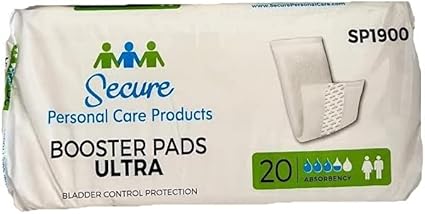 Booster Pads Ultra, SP1900, 13 Inch Length, 20 Count (Case of 9)