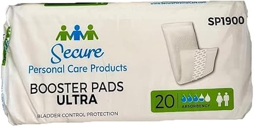 Booster Pads Ultra, SP1900, 13 Inch Length, 20 Count (Case of 9)