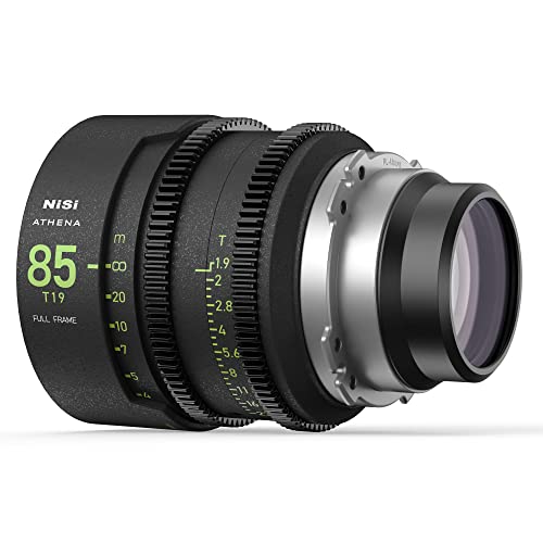 Image of NiSi - Athena Prime 85mm T1.9 Full Frame Cinema Lens, Compatible with ARRI PL Mount Cameras, Wide Angle Lens Full Frame, Quality Build, Great Low-Light Performance and Image Quality Camera Accessories