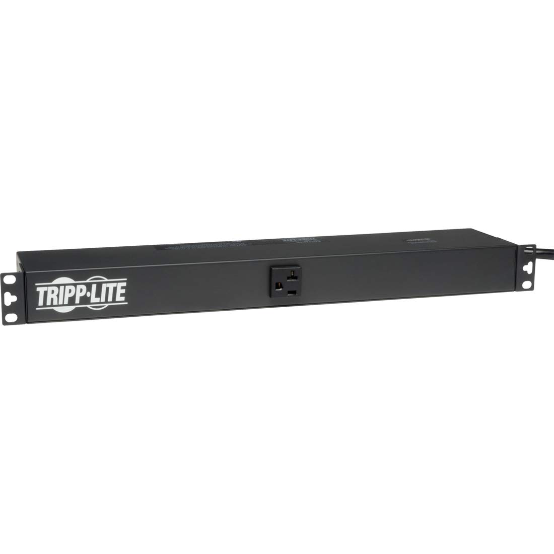 Tripp Lite Basic PDU, 20A, 13 Outlets (5-15/20R), 120V, L5-20P Input, 15 ft. Cord, 1U Rack-Mount Power (PDU1220T)