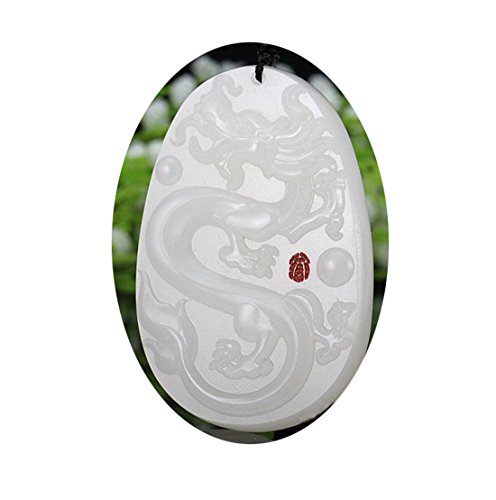 c1lint7785631 Women's Necklaces Men's Necklaces Hand carved natural white jade