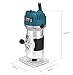 110V Router Tool, 800W Wood Trim Router, 30000RPM Electric Hand Trimmer, Palm Router with 15x 1/4” Router Bits & 2x Trim Guides for Woodworking Tools, Adjustable Base Height w/Scale