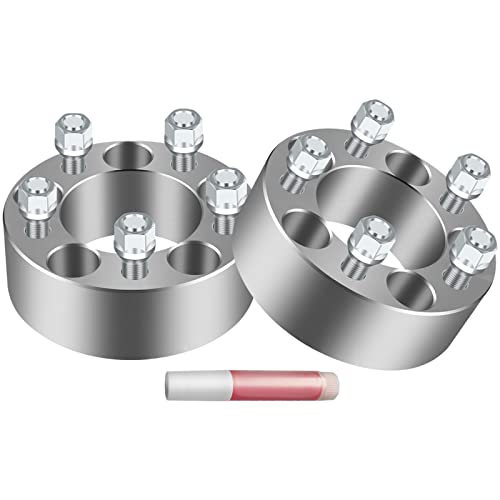 GDSMOTU 5x4.5 Wheel Spacers 5 Lug 2 Wheel Spacers for J-e-e-p TJ XJ YJ ZJ KJ KK 5x114.3mm with 1/2 Studs for 1983-2011 Ranger for 1991-2010 Explorer for 1987-2006 Wrangler