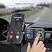 Nulaxy Bluetooth FM Transmitter for Car, Wireless Car Bluetooth Adapter with Big Color Screen, Support QC3.0 Fast Charging, Hands-Free Call, MP3 Music Player BASS&TRE Booster, TF Card AUX-KM28 Green