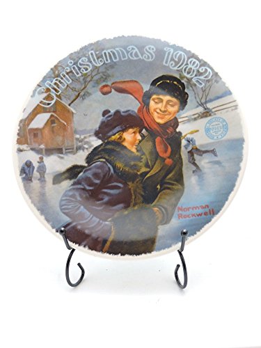 Norman Rockwell Christmas Courtship Collector Plate