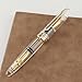 erofa Majohn P140 Fountain Pen O.8 Medium Nib, Piston Fill Large Capacity Transparent Acrylic Writing Gift Pen with Box