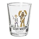「 スターウォーズ 」 ハン・ソロ&チューバッカ ミニグラス 50ml クリア SAN2635-9