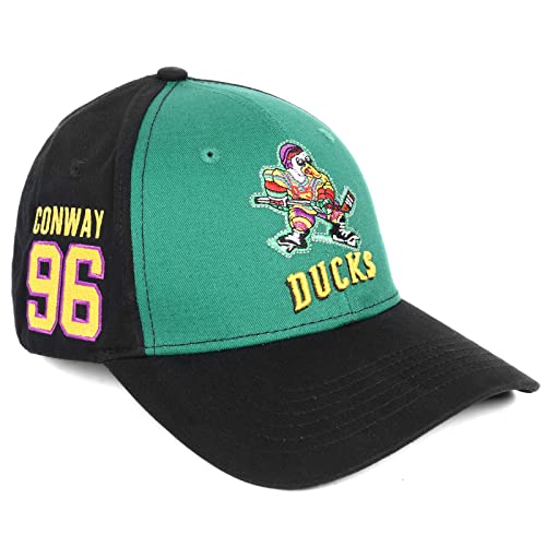 Image of TRIVINKIN Mighty Ducks hat Men's Duck hat Hockey Cap Adjustable Snapback Baseball Hat with Embroidered Logo Size (S-XL)