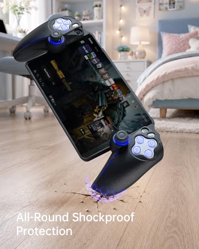 Image of UYIYE Case for PlayStation Portal Remote Player, Soft Rubber Protective Cover Compatible with PS Portal, Thin Fit Shockproof Scratch Resistant Case with Heat Dissipation & Precise 1:1 Fit-Balck