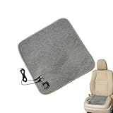 Cojín del asiento: 3 ajustes de calor Matrete de calefacción plegable para oficina, uso al aire libre con diseño portátil de USB para estadios, automóviles, camiones, camping, , gradas, 16.93x16.