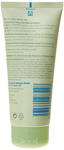 johnson's baby soothing naturals intense moisture cream