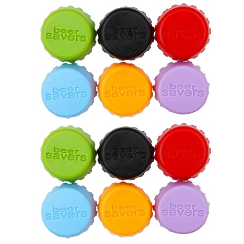 Lot de 12 bouchons en silicone colorés pour bouteilles en verre de bière Cover