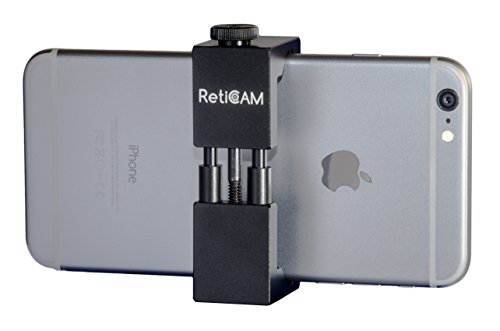 RetiCAM - Soporte de trípode para smartphone (metal, universal)