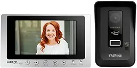 INTELBRAS Videoporteiro Wi-fi Allo wT7 Lite Preto/Prata
